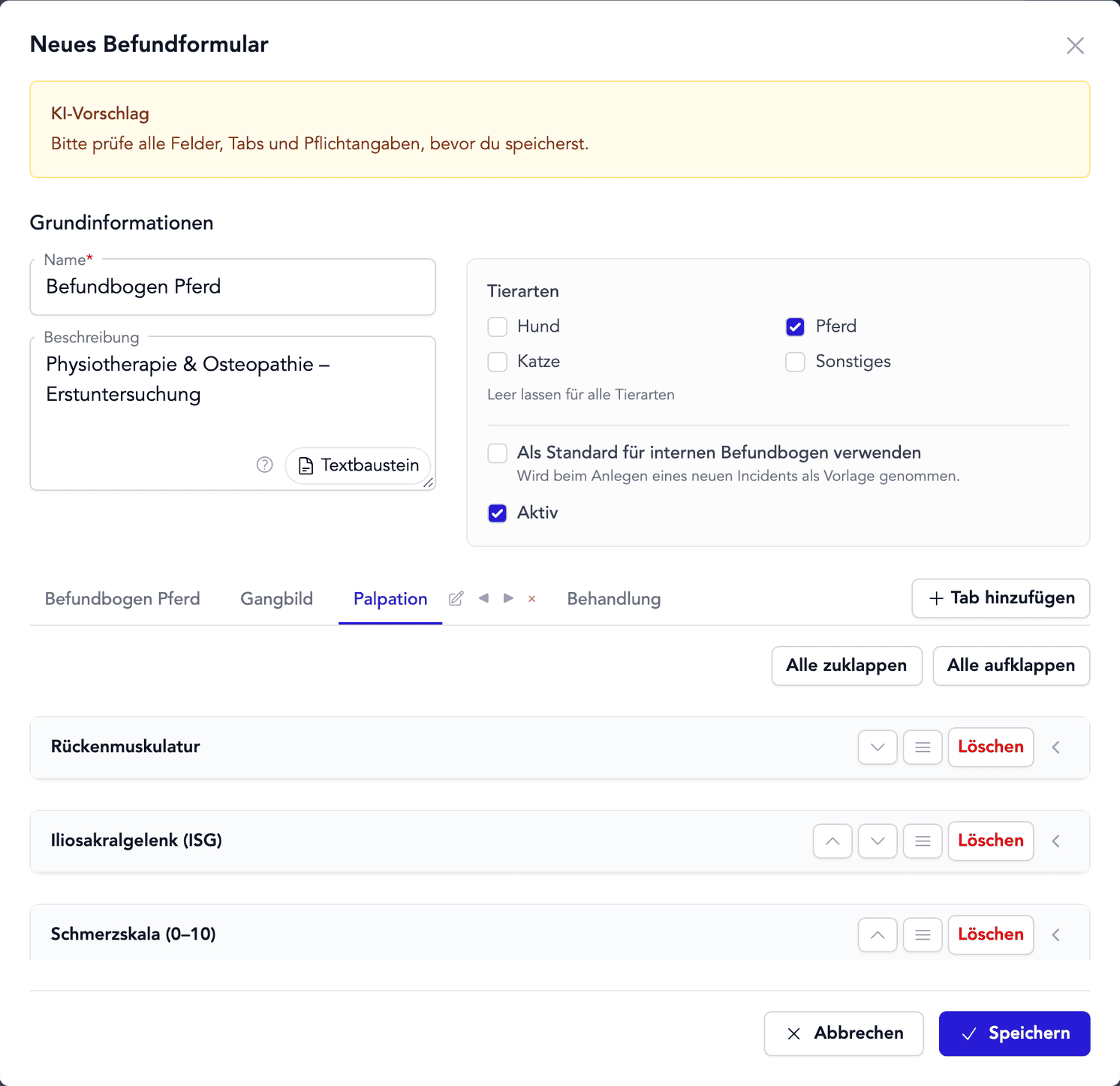 Formularimport i TheraTap: et uploadet undersøgelsesskema bliver til en digital formular