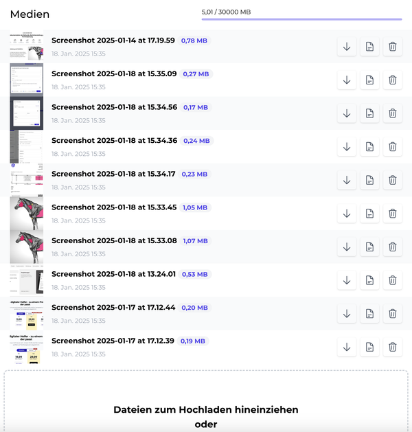 Billede-, video- og dokumenthåndtering