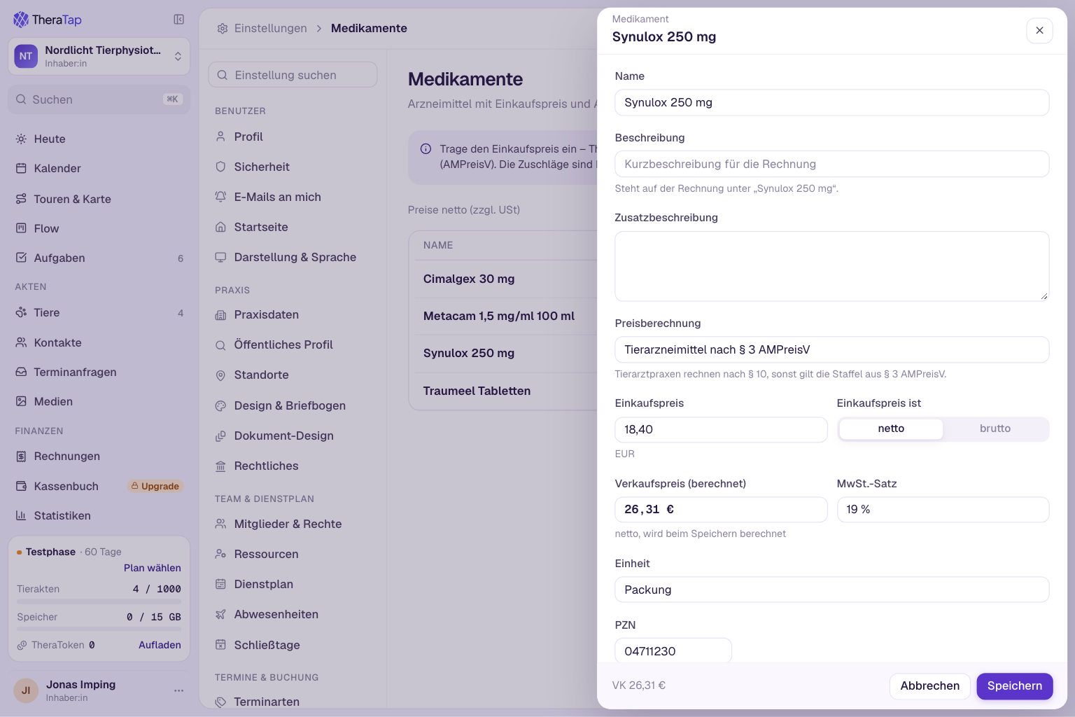 Medicin: salgspris automatisk efter AMPreisV