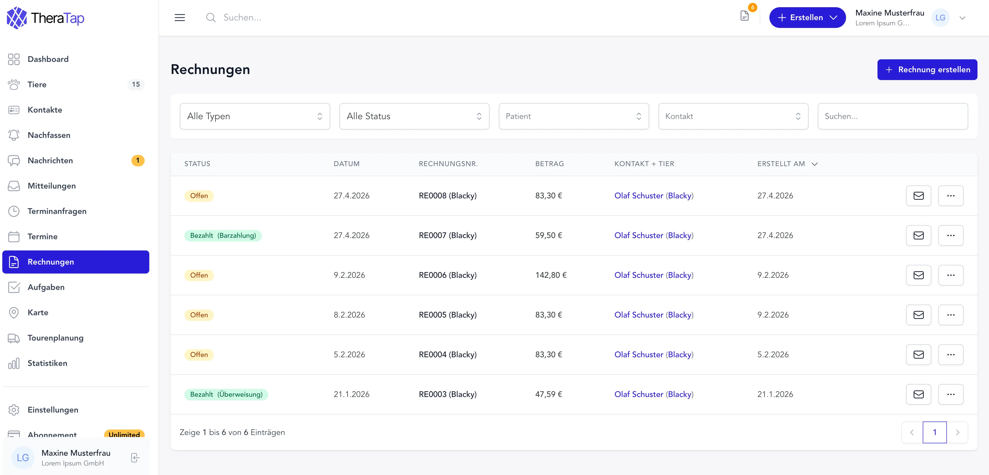 Automatic Invoice Creation