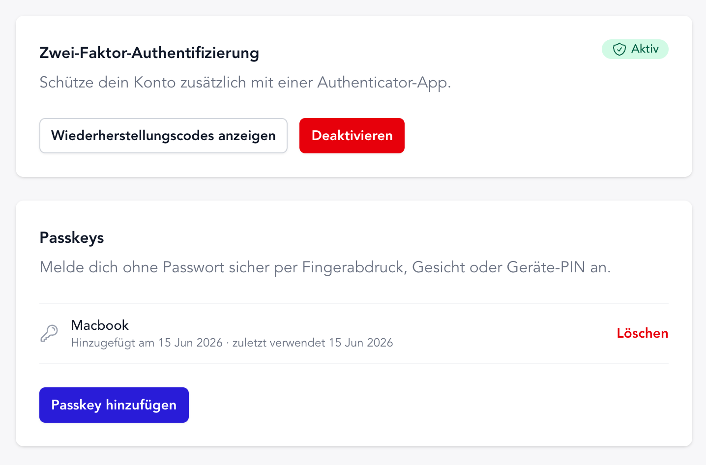 Beskyt din TheraTap-konto bedre – med authenticator-app eller adgangskodeløs passkey